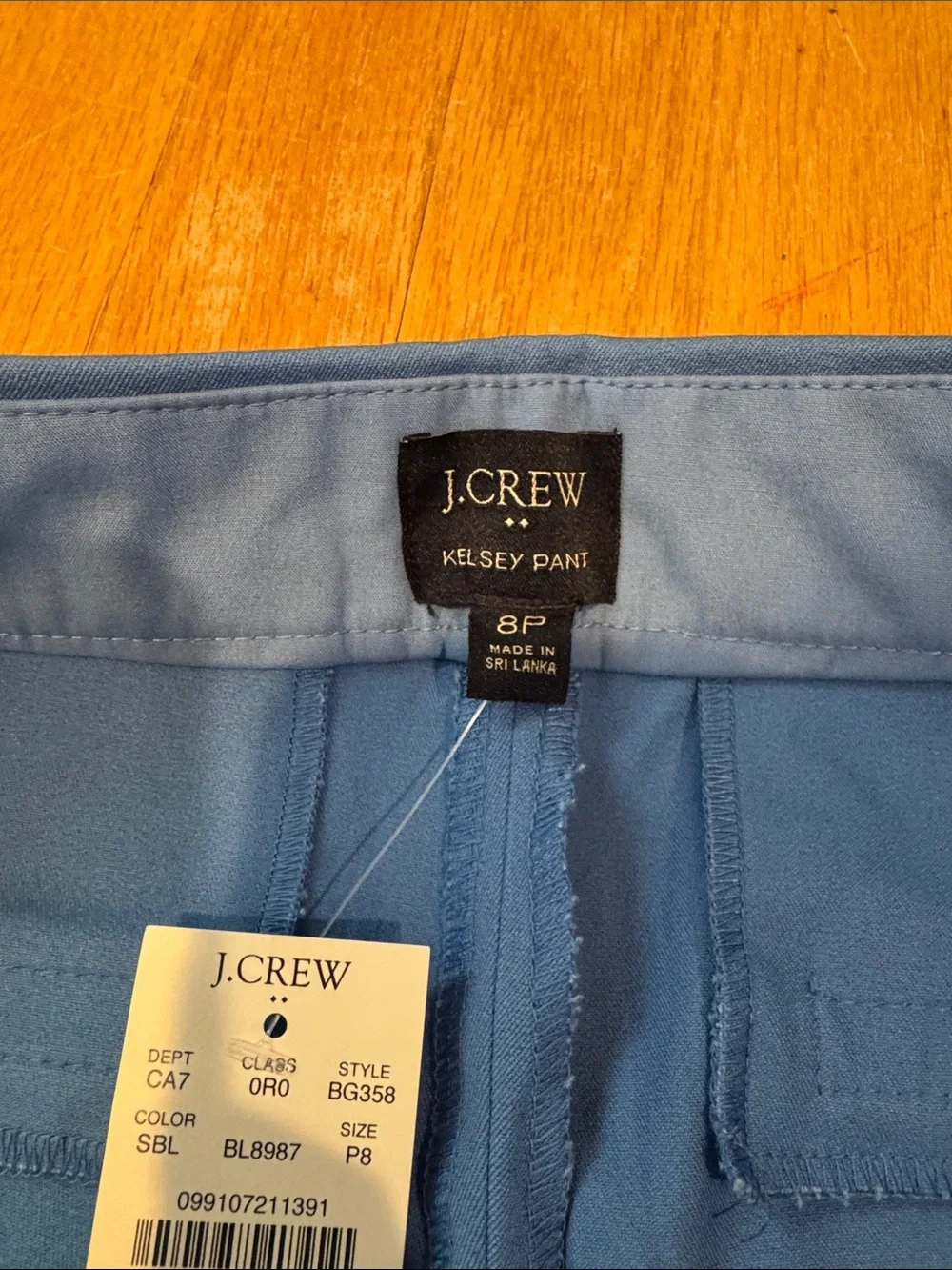 J. Crew Bright Blue Kelsey Pants